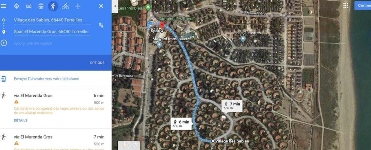 Maison Jardin Wifi - Climatisation - 100 M Plage Sauvage - 20 Min Perpignan 托雷伊 外观 照片